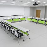 Foldable Training Office Table, - Image 3