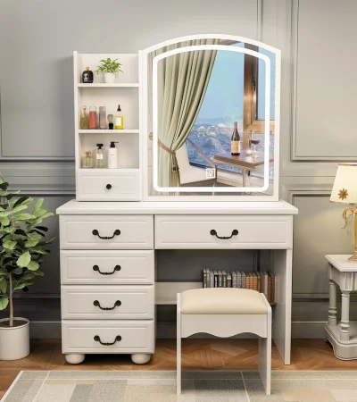 dressing vanity, makeup vanity, vanity table, cosmetic vanity, vanity dresser, modern dressing vanity, contemporary dressing vanity, wooden dressing vanity, MDF dressing vanity, engineered wood dressing vanity, oak dressing vanity, walnut dressing vanity, mahogany dressing vanity, pine dressing vanity, painted dressing vanity, laminate dressing vanity, rustic dressing vanity, vintage dressing vanity, classic dressing vanity, luxury dressing vanity, premium dressing vanity, designer dressing vanity, stylish dressing vanity, minimalist dressing vanity, Scandinavian dressing vanity, industrial dressing vanity, mirrored dressing vanity, glass dressing vanity, vanity with mirror, vanity table with mirror, LED vanity, lighted vanity table, illuminated dressing vanity, makeup station, vanity desk, compact dressing vanity, small dressing vanity, large dressing vanity, corner dressing vanity, freestanding dressing vanity, wall-mounted dressing vanity, foldable dressing vanity, portable dressing vanity, vanity with drawers, vanity with shelves, vanity with cabinet, vanity with storage, vanity with stool, vanity with chair, vanity with cushioned stool, vanity with bench, vanity with LED lights, vanity with adjustable mirror, vanity with extendable drawers, multi-functional dressing vanity, vanity with makeup organizer, vanity with jewelry storage, vanity with compartments, vanity with brush holder, vanity with cosmetic storage, vanity with beauty storage, vanity with swivel mirror, vanity with round mirror, vanity with square mirror, vanity with oval mirror, vanity with rectangular mirror, contemporary makeup vanity, rustic wooden vanity, luxury makeup table, modern vanity desk, classic vanity dresser, vintage makeup vanity, Hollywood-style vanity, professional makeup station, makeup artist vanity, professional dressing table, home vanity table, bedroom vanity, bedroom dressing table, vanity for girls, vanity for women, vanity for teenagers, vanity for adults, vanity for kids, bridal dressing table, vanity with lights and mirror, vanity with multiple drawers, vanity with hidden compartments, minimalist makeup desk, stylish vanity set, compact makeup desk, modern beauty table, eco-friendly vanity, sustainable dressing vanity, bamboo vanity, recycled wood vanity, luxury mirrored vanity, glam dressing table, high-end dressing vanity, designer makeup table, bespoke vanity, custom dressing table, handcrafted vanity, solid wood vanity, lacquered dressing table, gloss finish vanity, matte finish vanity, pastel dressing vanity, white dressing vanity, black dressing vanity, grey dressing vanity, brown dressing vanity, beige dressing vanity, cream vanity table, two-tone dressing vanity, marble top vanity, glass top vanity, metal frame vanity, aluminum vanity, steel dressing table, industrial makeup table, modern wooden vanity, Scandinavian makeup table, elegant vanity desk, portable makeup station, foldable makeup vanity, lightweight dressing vanity, heavy-duty vanity, durable dressing table, storage makeup table, multifunctional vanity desk, cosmetic organizer vanity, beauty station desk, vanity with LED lights, smart dressing vanity, digital vanity, minimalist white vanity, rustic farmhouse vanity, traditional dressing table, mid-century modern vanity, Hollywood glam vanity, makeup counter table, professional beauty vanity, salon vanity, hotel dressing vanity, guest room vanity, bedroom makeup desk, contemporary makeup desk, multifunctional makeup station, vanity with drawers and mirror, vanity with storage and stool, compact vanity for small spaces, large vanity table with mirror, deluxe dressing table, vanity with shelves and drawers, modern minimalist vanity set, wooden dressing table with mirror, stylish makeup desk for bedroom, luxury vanity for master bedroom, decorative vanity table, modern glam dressing table, professional vanity desk with lights, customizable vanity table, vanity table with jewelry organizer, vanity table with cosmetic drawers, elegant makeup table with stool, bedroom vanity with LED mirror, designer bedroom vanity, chic dressing table, contemporary glam makeup vanity, modern luxury dressing table, large bedroom vanity set, small compact vanity desk, portable foldable makeup table, makeup vanity with storage drawers, high-end dressing vanity with mirror, office vanity desk, home office vanity, multifunctional beauty desk, Hollywood-style glam vanity, illuminated vanity with mirror, LED makeup vanity table, professional makeup artist vanity, boutique dressing table, hotel room vanity desk, luxury bedroom makeup station, rustic chic dressing table, Scandinavian style makeup desk, minimalist wooden vanity desk, contemporary bedroom vanity furniture, vanity with LED mirror lights, vintage style dressing table, elegant mirrored vanity, white painted dressing table, black lacquered vanity, two-tone modern dressing table, vanity table for girls room, makeup organizer table, vanity with cushioned seat, adjustable height vanity stool, foldable compact vanity, storage vanity with drawers, multi-purpose makeup table, decorative bedroom vanity, contemporary wooden vanity, glass and metal vanity, rustic industrial dressing table, modern glam makeup desk, luxury mirrored makeup station, designer custom vanity, large dressing table with drawers, small space vanity, wall-mounted makeup vanity, professional salon vanity, hotel and hospitality vanity, multi-level vanity storage, dressing table with built-in LED, makeup vanity for teenagers, bedroom makeup desk with mirror, portable travel makeup table, luxury home dressing table, minimalist Scandinavian vanity, high-end glam vanity, professional makeup setup, modern sleek dressing table, multifunctional bedroom vanity, foldaway vanity table, custom-designed vanity, handcrafted wooden vanity, designer luxury vanity, contemporary minimal makeup station.