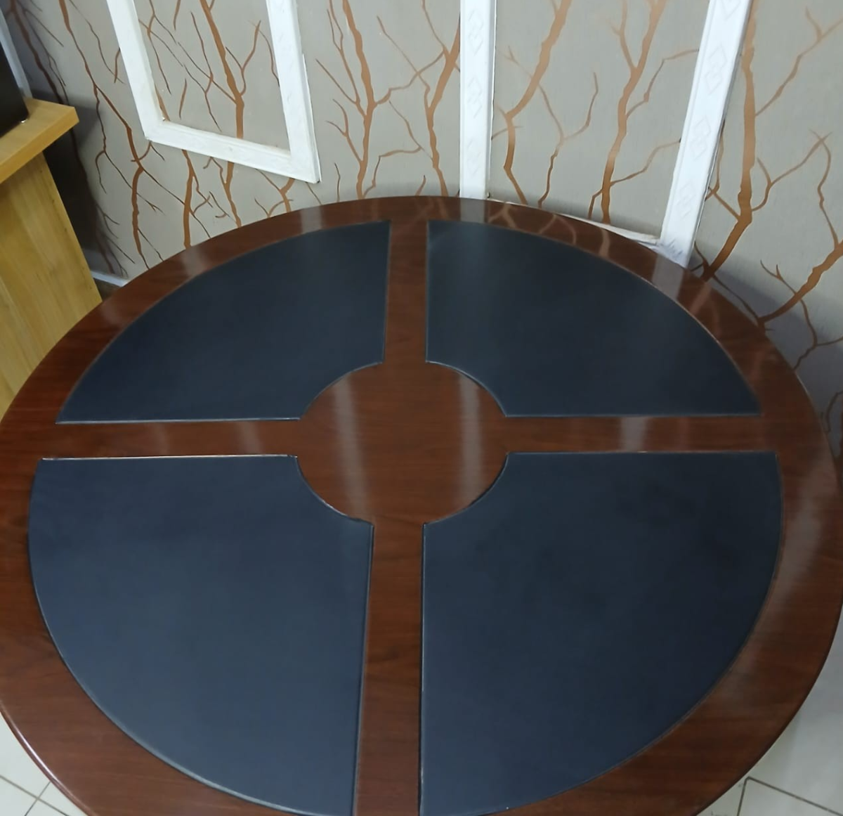 Mahogany Round Conference Table - Odense Furniture Shop in Kenya